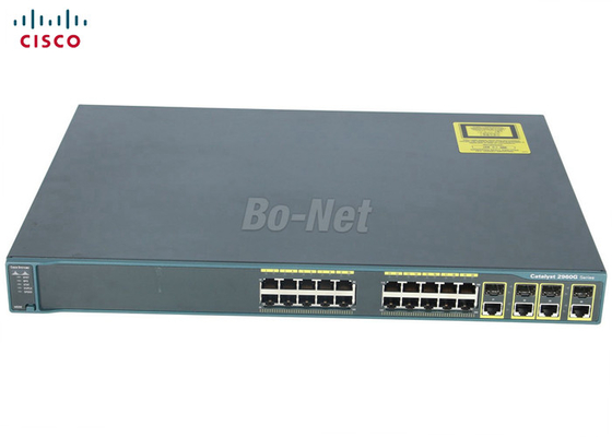 24 Port 10/100/1000M Used Cisco Gigabit Switch WS-C2960G-24TC-L With 4T/SFP